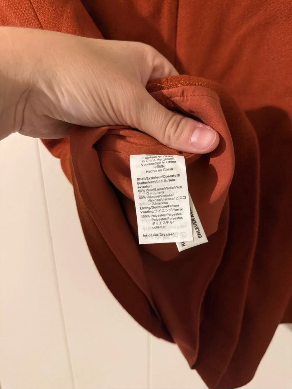 Madewell NWOT Museum Patch-Pocket Mini Skirt in Faded Rust, Size 8